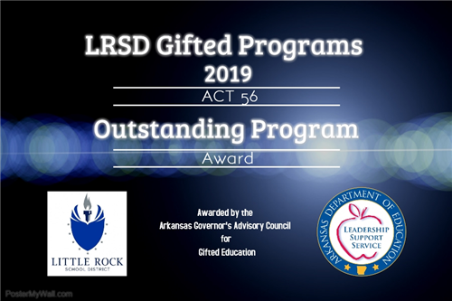 ACT 56 Outstanding Program Award ACT 56 Outstanding Program Award